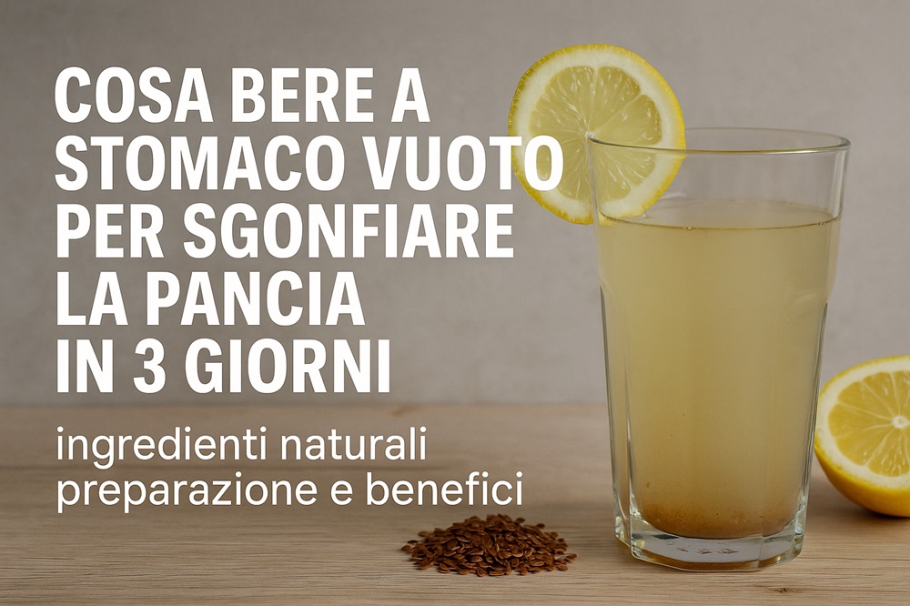 Cosa bere appena sveglia per sgonfiare la pancia in 3 giorni