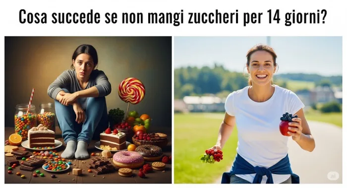Cosa succede se non mangi zuccheri per 14 giorni
