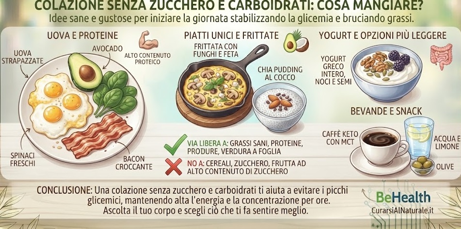 Ricette per Colazione senza Zucchero e Carboidrati Ricette per Colazione senza Zucchero e Carboidrati