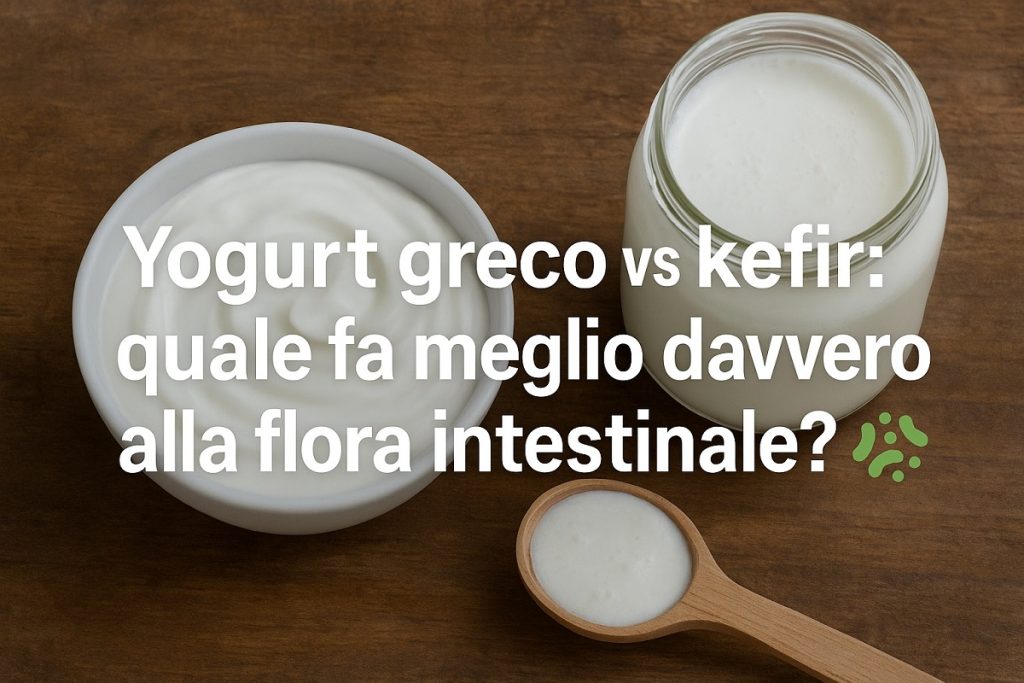 Yogurt greco vs kefir flora intestinale