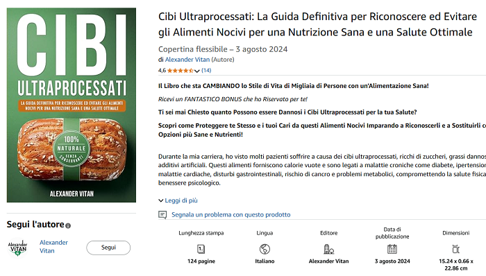 cibi ultraprocessati libro