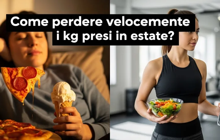 Come perdere velocemente i kg presi in estate